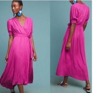 Anthropologie Maeve Breanna Dress Pink Sz 2